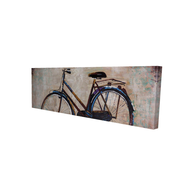 Toile industrielle pour vélo de chambre à coucher | Sports Home Decor, H 16 po x l 48 po