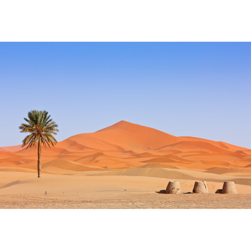 Sonlin Arabian Sand Dunes - Wrapped Canvas Print, 30cm H x 46cm W x 3.8cm D
