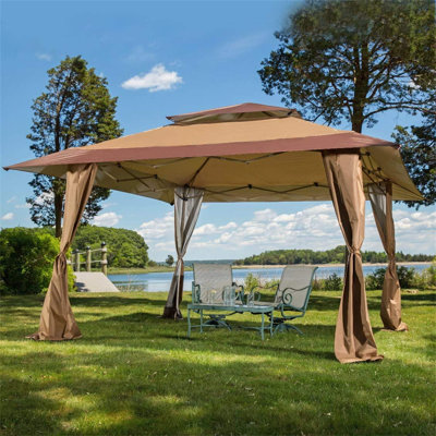 Torkom 4 x 4m Steel Pop-Up Gazebo