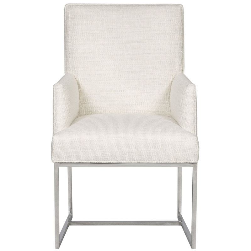 Colton Arm Chair, Polyester Blend Kennelly Snow