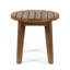 Table d'appoint d'extérieur en bois d'acacia 16 po, finition teck-866062737