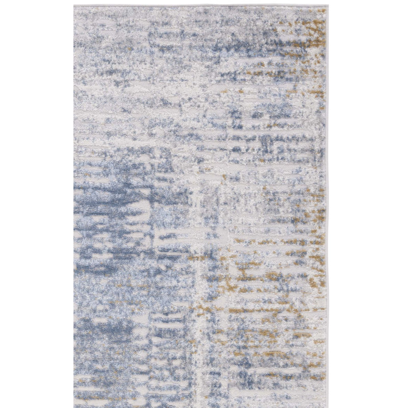 Tapis beige / bleu clair Palma 344, Rectangle 5 pi 3 po x 7 pi 6 po