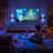 RGB Diamond Lens Projection Plug-In Night Light With Color Memory