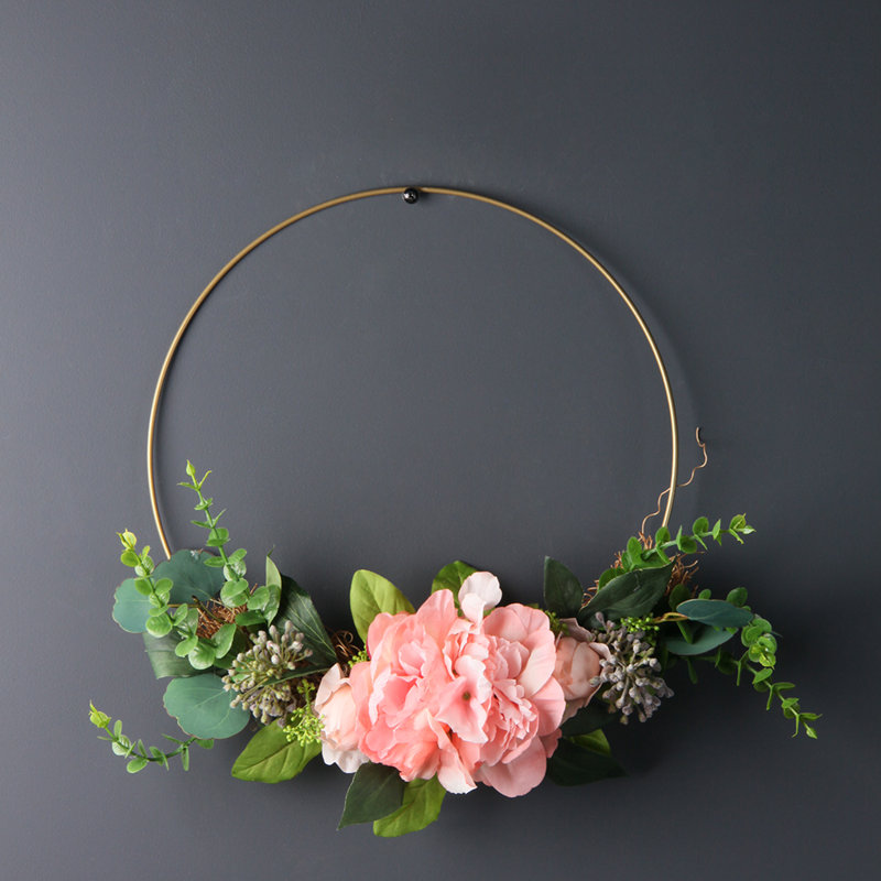 40cm Peony wreath