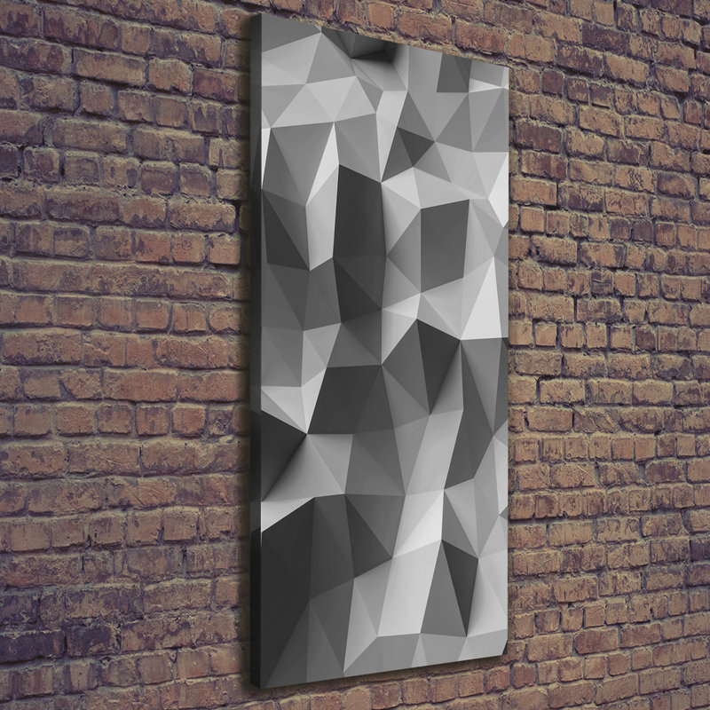 Abstraction Triangles - Wrapped Canvas Print