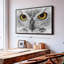 Animal «Gazing Bold Owl», reproduction sur toile-101457260