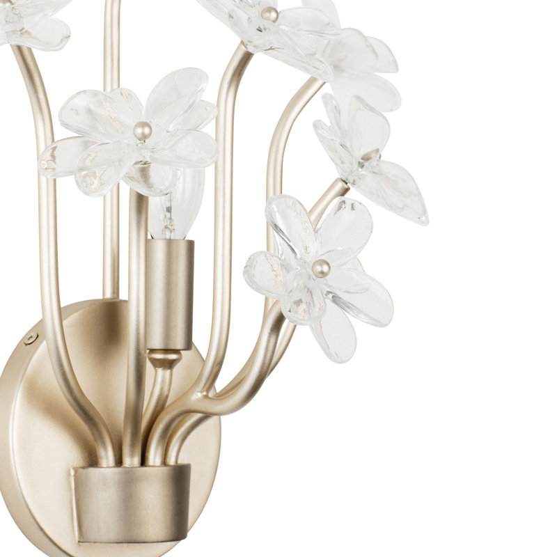 Wildflower 1-Light Wall Sconce, Gold Dust/Artifact