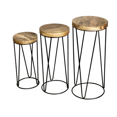 Carson Pedestal Nesting Tables