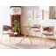 Aimiee Round Glass Top Dining Table