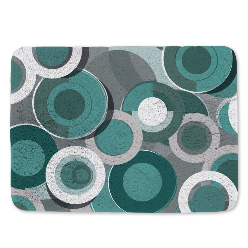Lashada Microfiber / Microsuede Bath Mat, Single - 24" L x 17" W