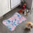 Flowery Bow Designs - 1 Piece Bone Shape Feeding Mat