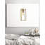 Flavio 1 - Light Brass Square/Rectangle Pendant