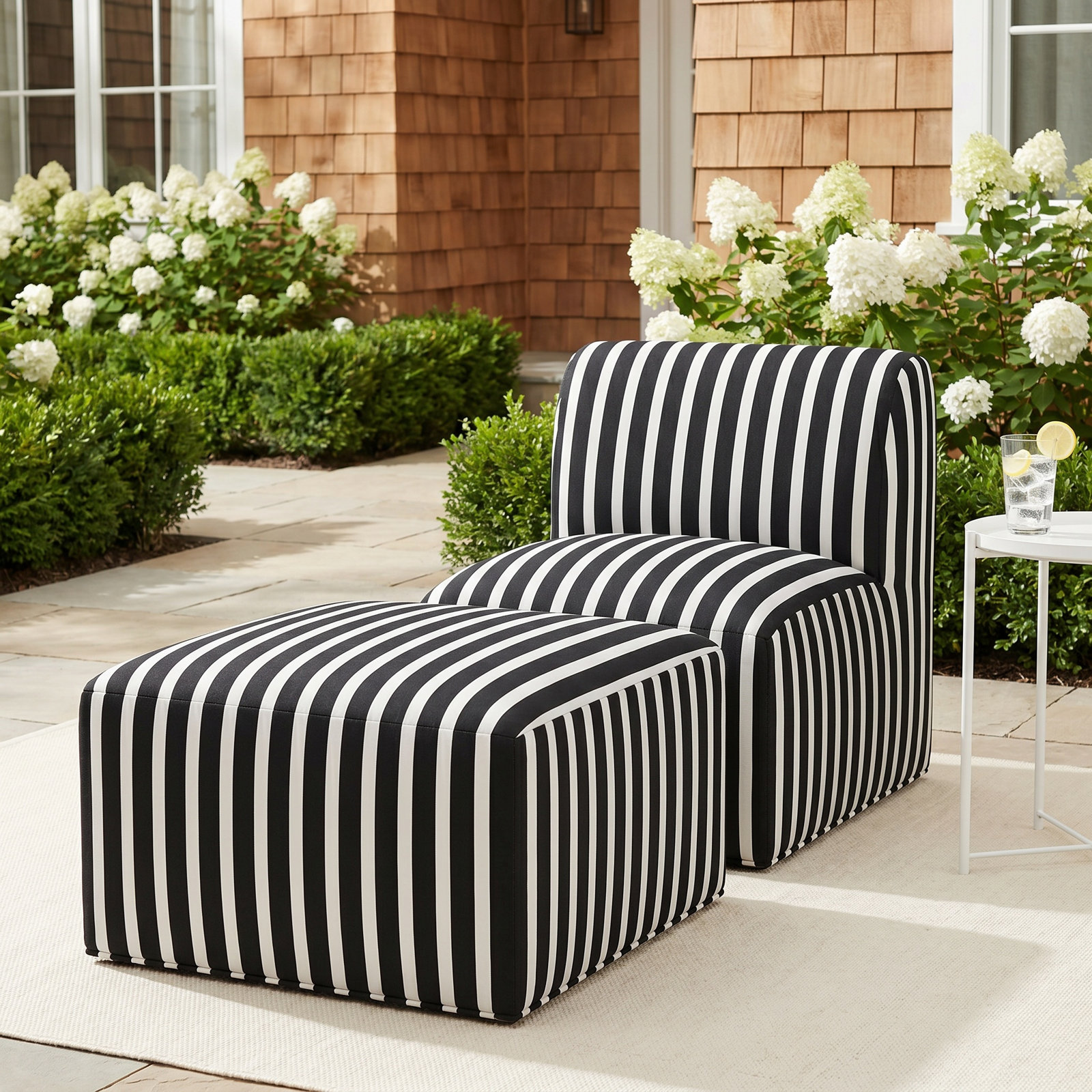 Eliana Sunbrella® Patio Lounge Chair, Wayward Sky