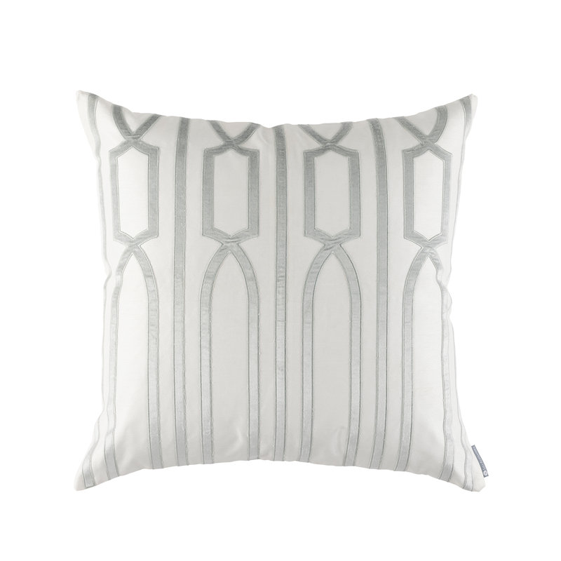 Trey Appliqued Throw Pillow