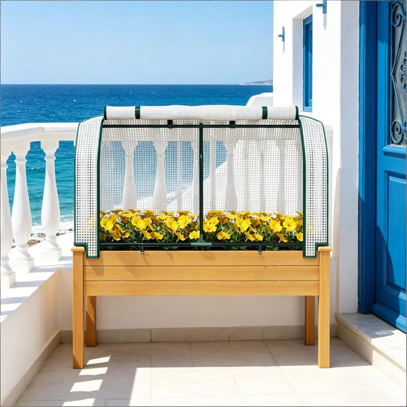 Boîte à fleurs pour l'extérieur, lit de jardin surélevé, pot à fleurs pour légumes