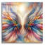 Art mural épique «Wings Of Light 1» par Rey Klimt, 24 po x 24 po-116354338