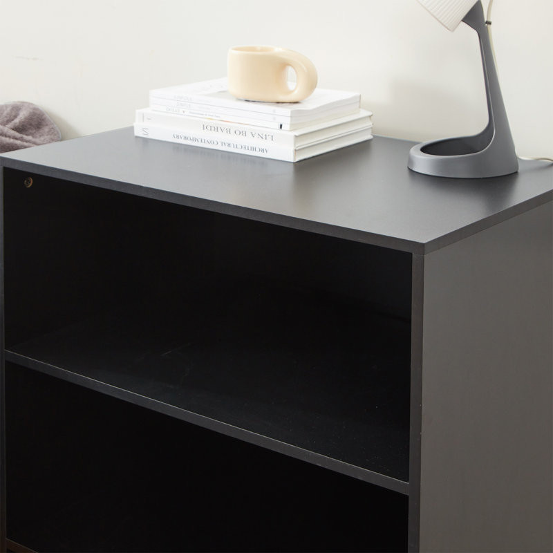 Commode à 3 tiroirs, Noir