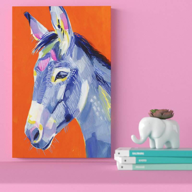 Animal Party I - Painting Print, 46cm H x 30cm W, Wrapped Canvas