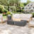  56-Inch Rectangle Magnesium Oxide Gas Fire Pit Table, Includes Tank Cover and Wind Guard-1989045602