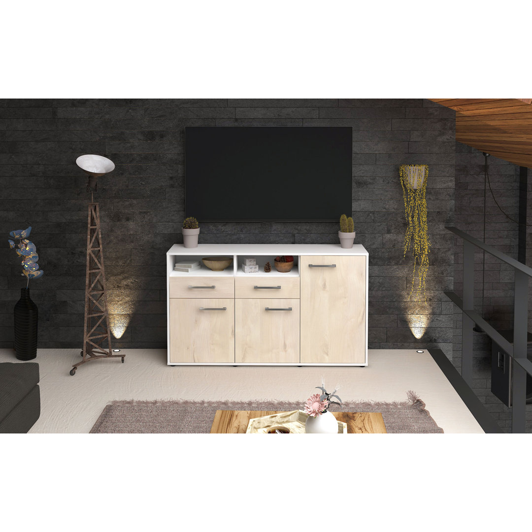 Editta Sideboard Front (136 x 79 x 35 cm), einschließlich Griffe