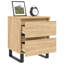 Mikaia 40cm W Iron Bedside Table-1847209222