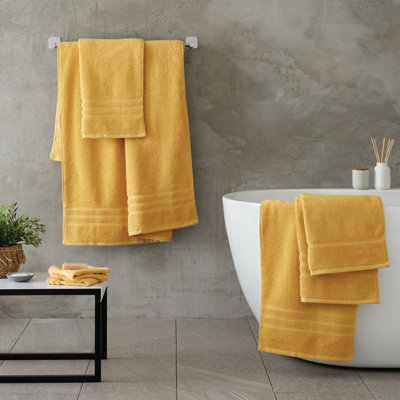 Zero Twist 100% Cotton 6-Piece Towel Bale