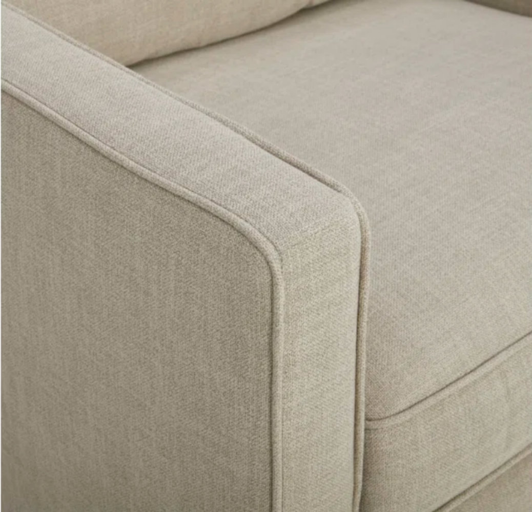 Bobbi 2-Piece Linen Living Room Set, Effie Flax Performance Linen
