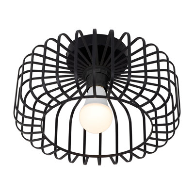 Iron Semi Flush Mount