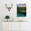 Karersee Lake In Italy - Wrapped Canvas-55362377