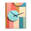 Horloge murale rétro bleu clair géométrique-99636604