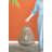 D17x18" Coconio Wood Lattice Lantern-Tapered