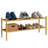 Bamboo Shoe Rack For Closet, Stackable Shoe Oragnizer-2119804732-2119804733