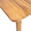 Table de salle à manger d'extérieur en bois d'acacia L 79 po (finition teck)