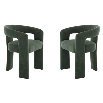Upholstered Accent Chair, No Assembly Required（Set of 2）