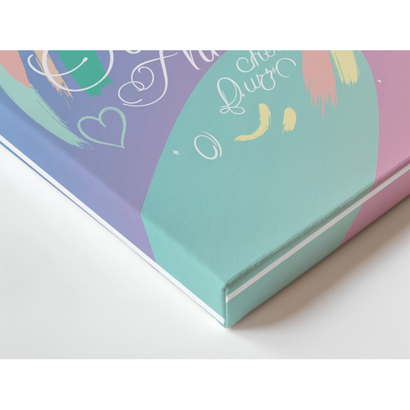 Toile, création d'une œuvre d'art numérique sereine et édifiante avec un doux art mural, palette de couleurs pastel