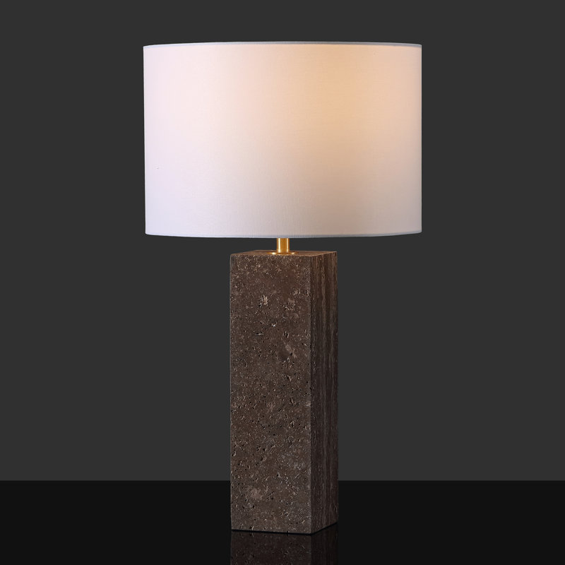 Lampe de table en travertin Vivas