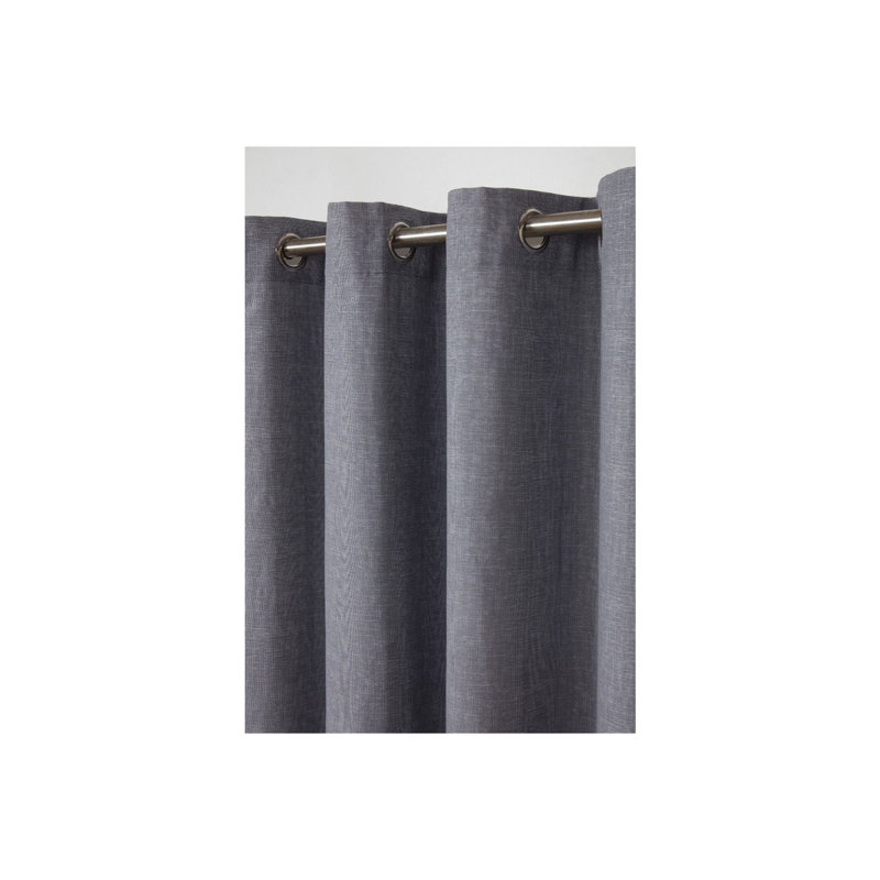 Averielle Semi Sheer, 117 W x 137 D cm, Charcoal