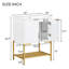 Ensemble de meuble-lavabo simple 24 po avec plateau en céramique Imiyah