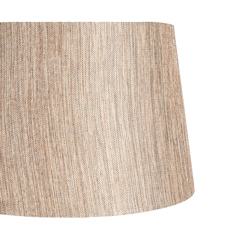Waukena 50cm Candlestick Table Lamp, Gold, Beige/Brown/Gold, 50cm H x 30cm W x 30cm D