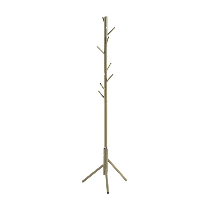 Lynna Freestanding 8 - Hook Coat Rack, Green