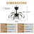 19 in. Dimmable Ceiling Fan with LED Lights and Remote