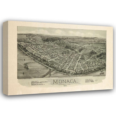 Art sur toile tendue Lark Manor ™ Fowler Gallery: Monaca Pennsylvania, Fowler 1900