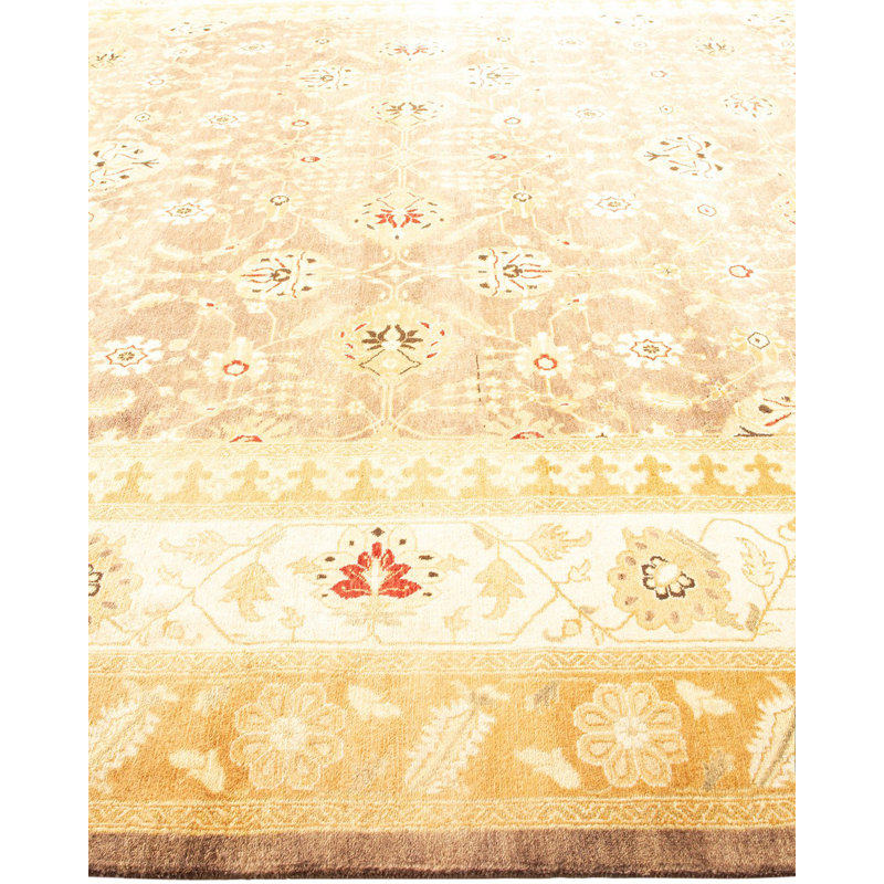 Staka One-of-a-Kind 8' 1" X 10' 2" 2000s Wool Area Rug in Brown