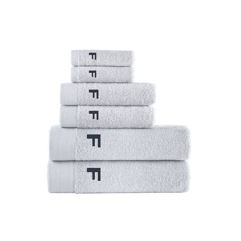 Dierks 6 pcs Towel Set, F, Silver