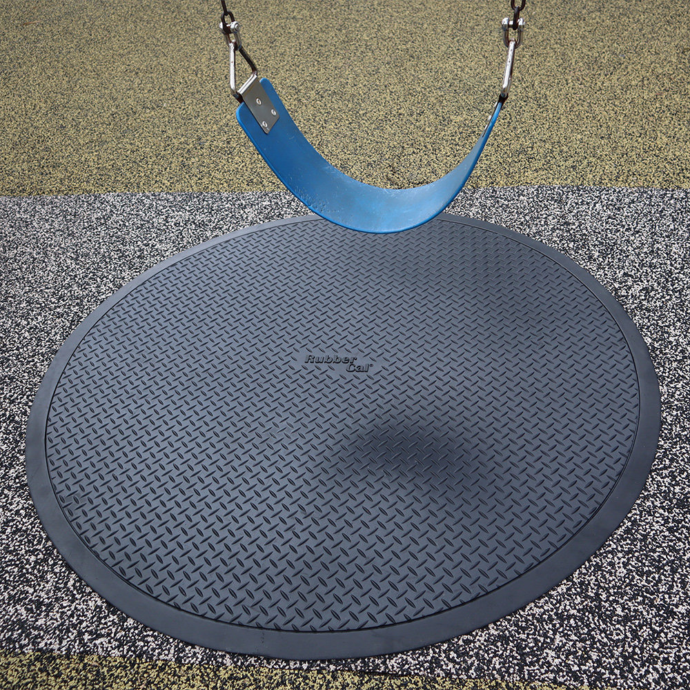 RubberCal, Inc. RubberCal Circular Rubber Swing Set Mat 48
