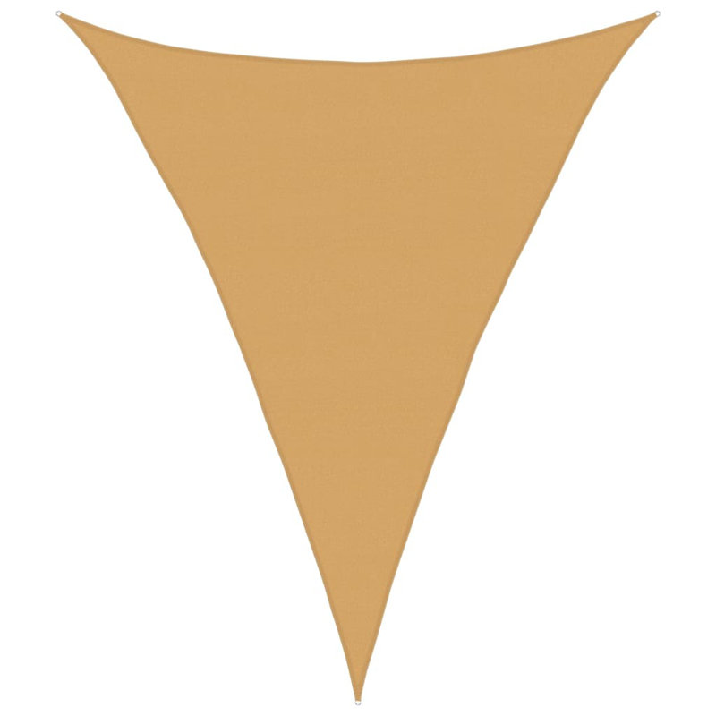 Sunshade Sail 160 G/M² Triangular Black 5X7x7 M HDPE, Sand