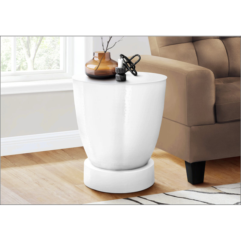 Table d'appoint contemporaine, Blanc