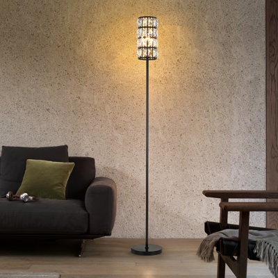 Quadreka 58" with On/Off Foot Switch & E26 Base for Living Room Bedroom Office Sofa Corner
