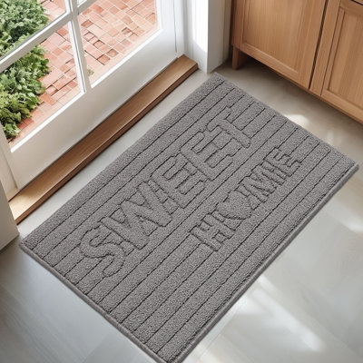 Tapis d'intérieur antidérapant lavable à la machine