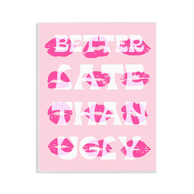 «Better Late Thanide», art mural sur bois par Daphne Polselli